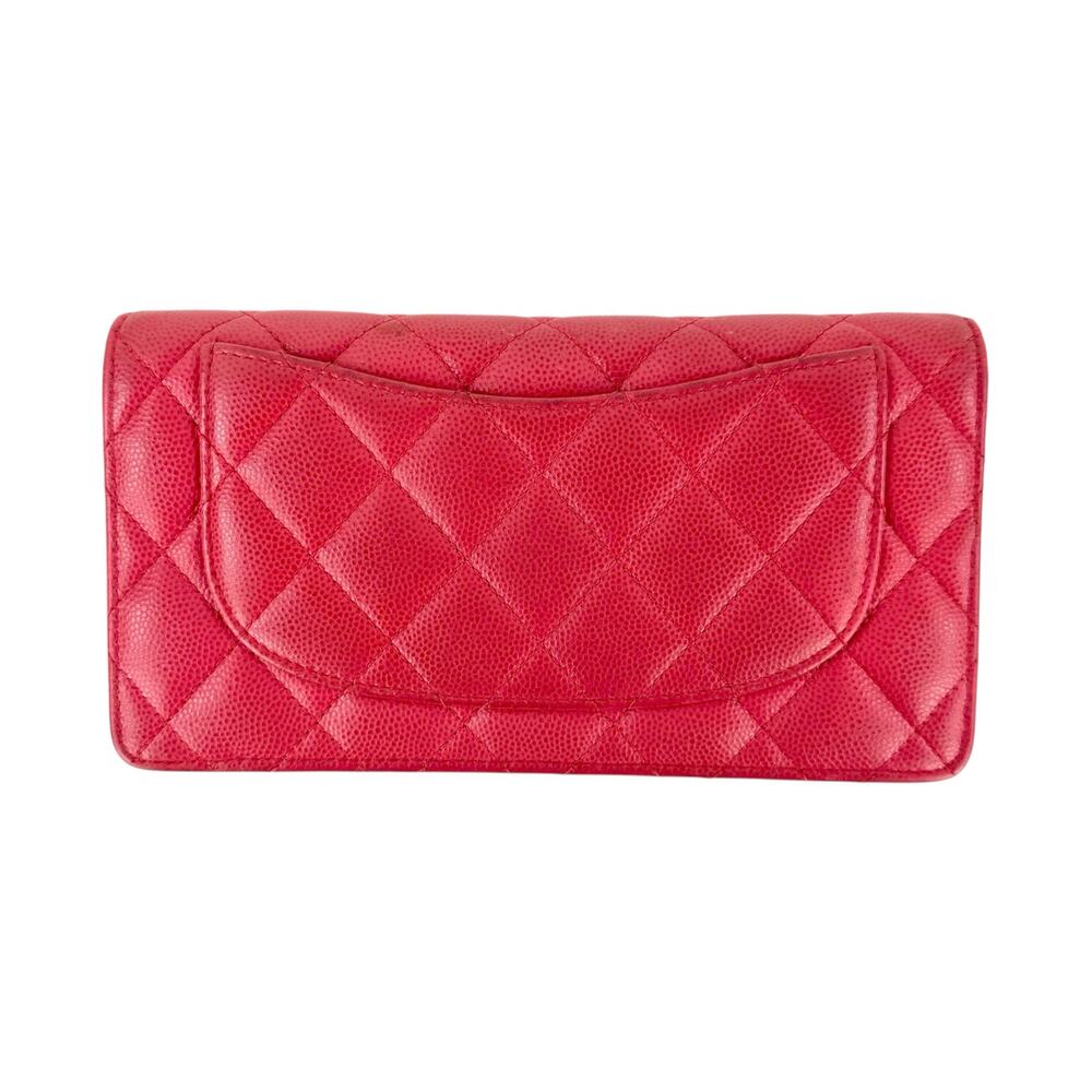 Chanel Matelassé Caviar Leather Long Bifold Wallet - Picture 2 of 10